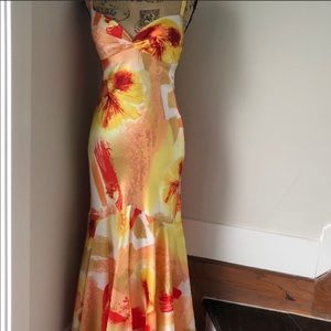 Betsy and Adam Maxi Mermaid Dress Size 5/6